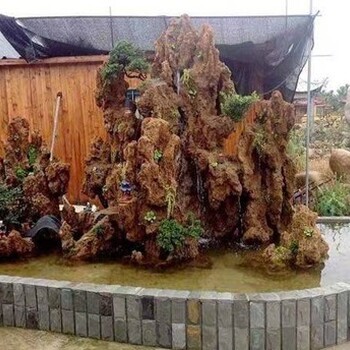 邯鄲庭院假山魚池景觀公司
