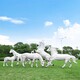 玻璃钢动物马雕塑造型产品图