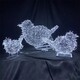 不锈钢镂空小鸟雕塑制作产品图