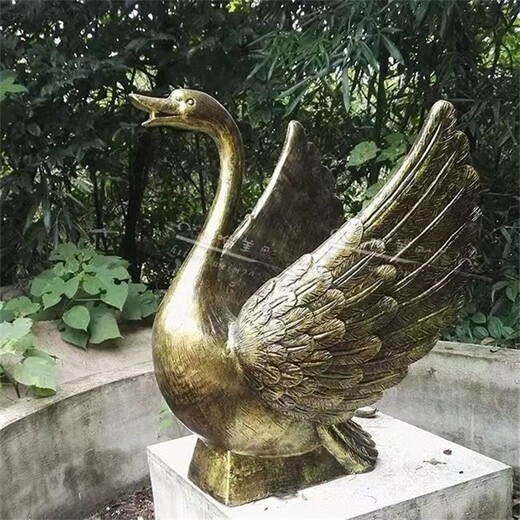 動物天鵝雕塑制作廠家