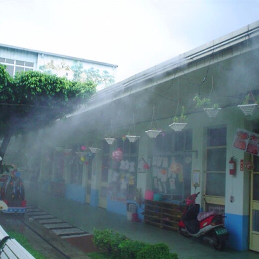 江津户外餐厅水雾降温雾喷降温厂家