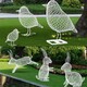 钢丝编织小鸟雕塑定制厂家图