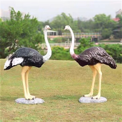 仿真玻璃鋼鴕鳥雕塑