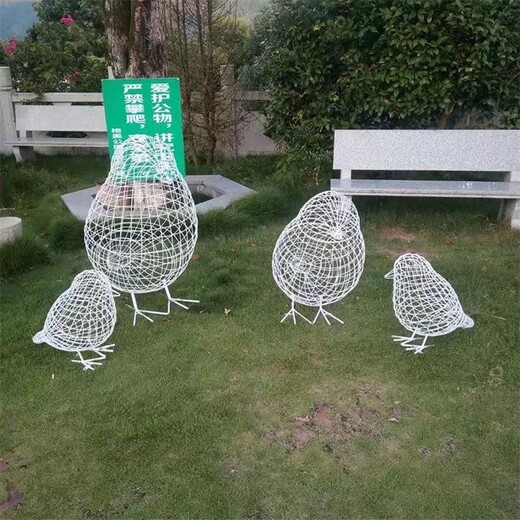 不銹鋼絲網(wǎng)格小鳥(niǎo)雕塑加工廠家