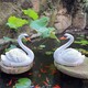 噴水天鵝雕塑加工圖