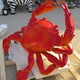 螃蟹雕塑摆件图
