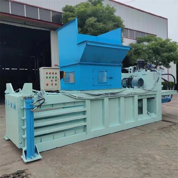 廣東深圳全自動(dòng)臥式廢紙液壓打包機塑料瓶壓縮機現貨