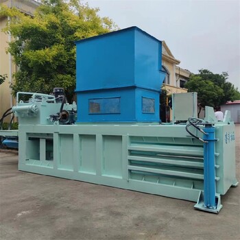 廣東深圳全自動(dòng)臥式廢紙液壓打包機塑料瓶壓縮機現貨