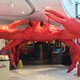 玻璃钢大型螃蟹雕塑定制厂家产品图