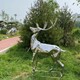 生产不锈钢鹿雕塑摆件图