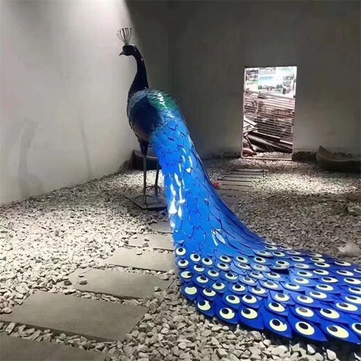 加工不銹鋼孔雀雕塑