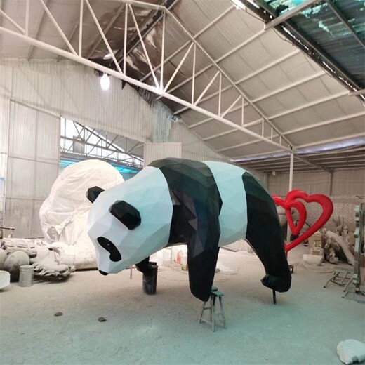 成都批發(fā)銷售不銹鋼熊貓雕塑新報(bào)價(jià)