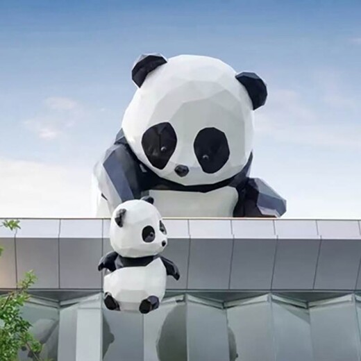 成都公园不锈钢熊猫雕塑厂家联系方式