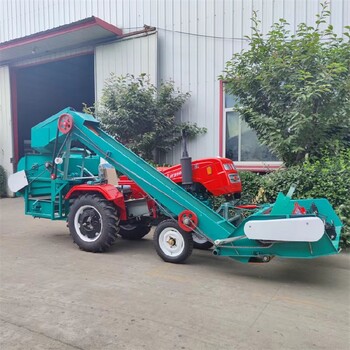 帶提糧機28馬力拖拉機全自動(dòng)大型玉米脫粒機作用