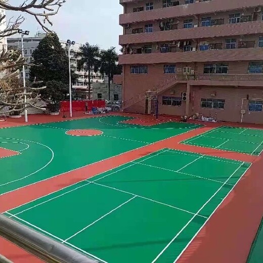 忻州硅PU篮球场多少钱一平米网球场硅PU地面材料