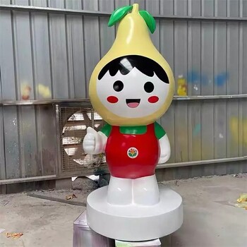 校園玻璃鋼卡通人物雕塑加工