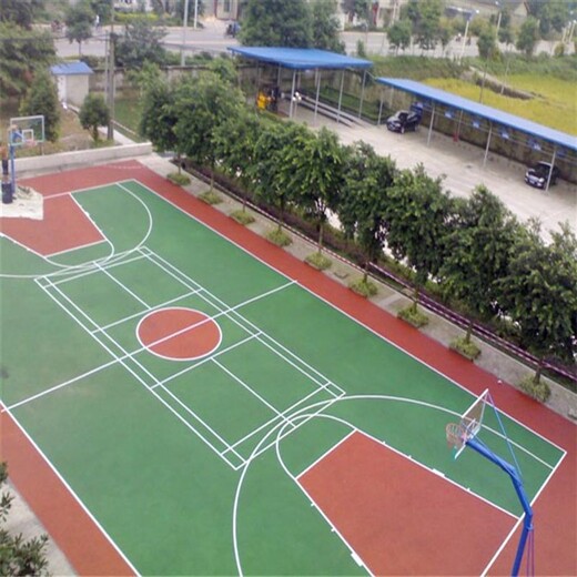 邢台硅PU篮球场多少钱一平米网球场硅PU地面材料