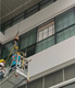 高空幕墻玻璃更換圖