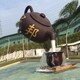 玻璃鋼天壺雕塑模型圖