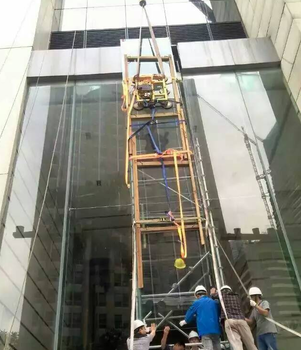 阳江高空幕墙玻璃更换维修,栏杆玻璃幕墙更换