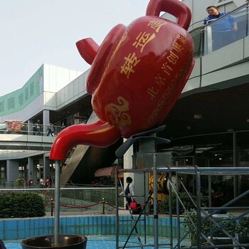 成都酒店玻璃鋼天壺雕塑工廠