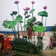 銷售不銹鋼荷花雕塑圖