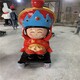 戲曲人物雕塑圖