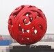 镂空不锈钢龙球雕塑景区镂空造型金越厂家