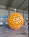 不锈钢数字镂空球雕塑手动款式雕塑金越厂家