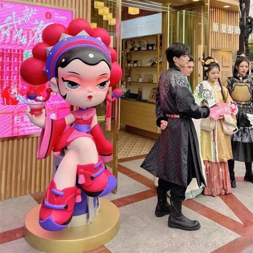 玻璃鋼京劇戲曲人物雕塑模型