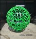 不锈钢枫叶镂空球雕塑设计图