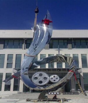 企業(yè)不銹鋼科研主題雕塑科技之花雕塑金越廠家