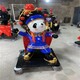 戲曲人物雕塑圖