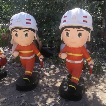 山西戶外大型卡通消防員雕塑價(jià)格多少