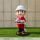 河南卡通消防员雕塑图