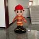 聊城戶外大型卡通消防員雕塑廠家定制產(chǎn)品圖