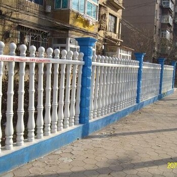 山东潍坊园林水泥艺术围栏价格，小区围墙