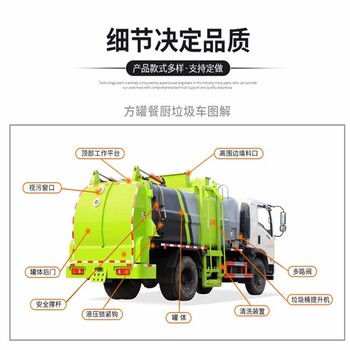 鄂爾多斯5方餐廚垃圾車