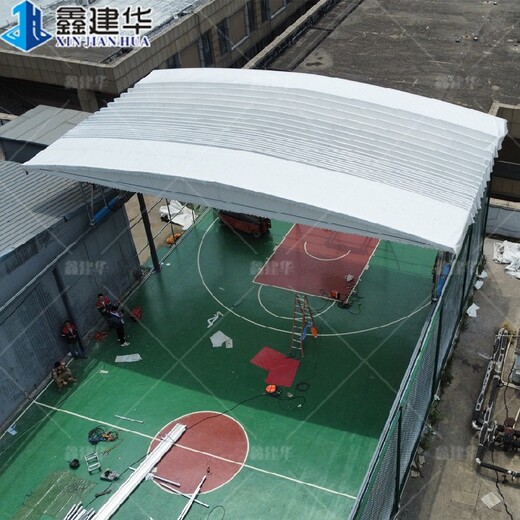 南京导轨式电动棚通道雨棚免费上门谈方案推拉雨棚
