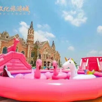 呂梁水上樂園水上闖關水上滑滑梯