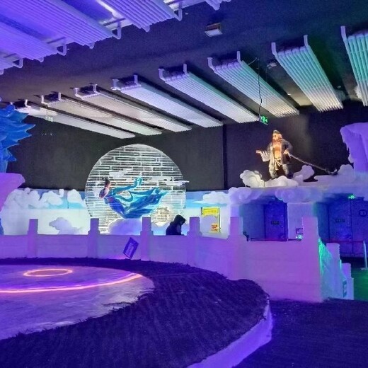 赣州冰雕展览冰雪世界多彩冰块