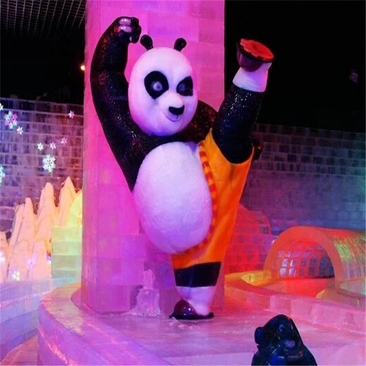 萍乡冰雕展览冰雪世界多彩冰块