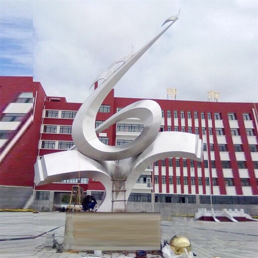 金屬不銹鋼校園雕塑工廠