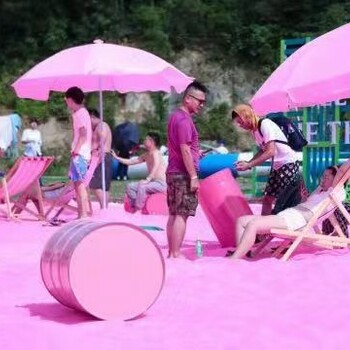 昌平粉色沙滩蓝色砂子出售价格