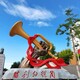 彩繪玻璃鋼勝利的號角雕塑廠家電話原理圖