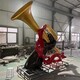 戶外玻璃鋼勝利的號角雕塑產(chǎn)地展示圖