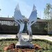 河南商场抽象不锈钢翅膀雕塑厂家