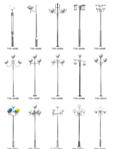 重庆庭院灯厂家2米/3米/4米庭院灯加工