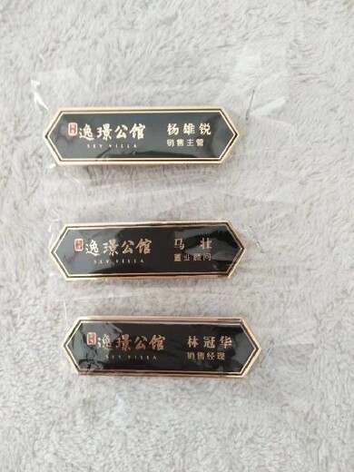 北京学校胸牌哪里定做，金属司徽制作厂