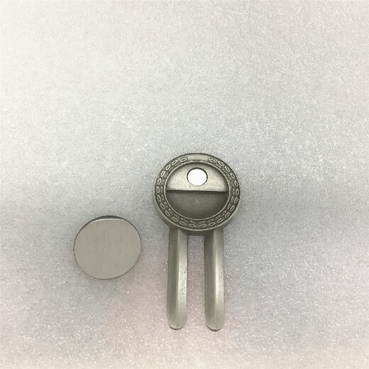 湖北玫瑰金帽夾哪里有，工廠定做25mm磁鐵帽夾定制